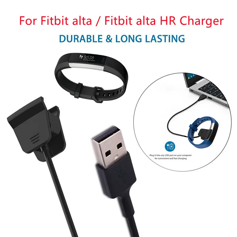 Cavo Di Ricarica Usb Per Fitbit Alta Hr Cavo Di Ricarica Sostitutivo Cavo Di Ricarica Usb Per Adattatore Caricabatterie Fitbit Alta Band