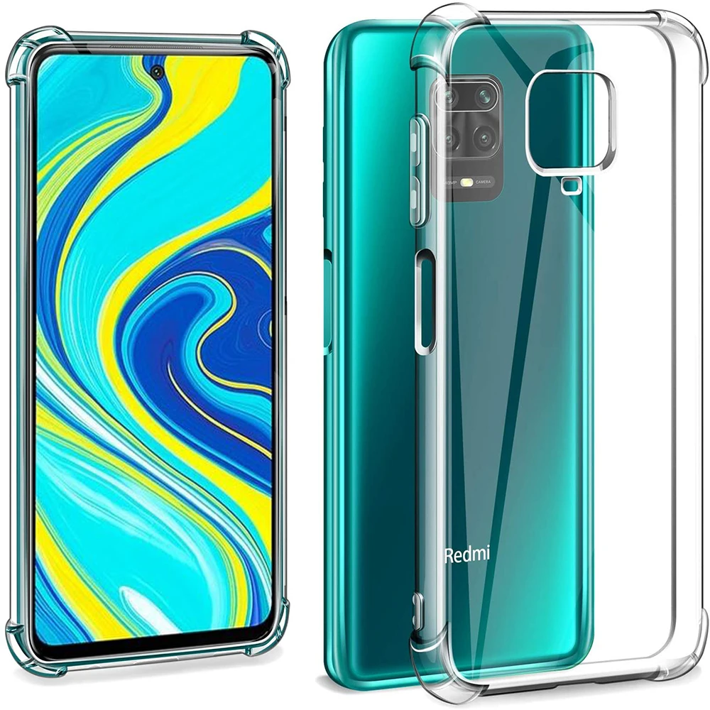 Shockproof TPU Clear Case - Transparent Soft Silicone Cover for Xiaomi Redmi Note Series