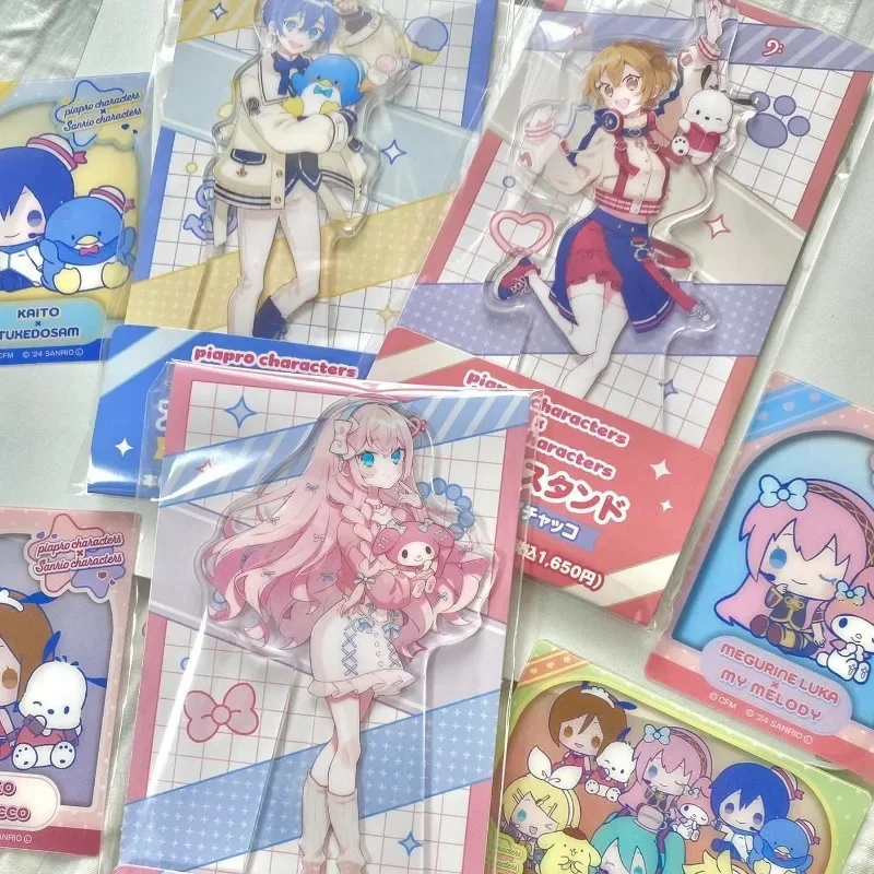 Neue Piapro Charaktere Acryl-Standfigur Hatsune Miku Kagamine Rin Anime-Peripherieartikel Limitierte Auflage Gemeinsam Signiert Dekoration