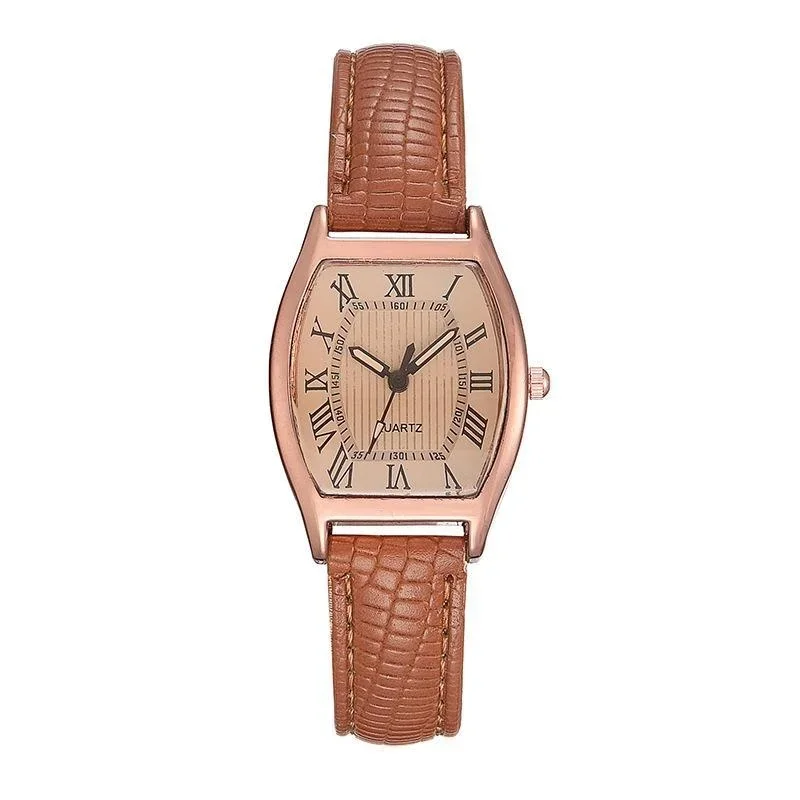 Fashion New Women Watches Leather Quartz Wrist Watches Roman Watch Gift for Friend Lovers 5