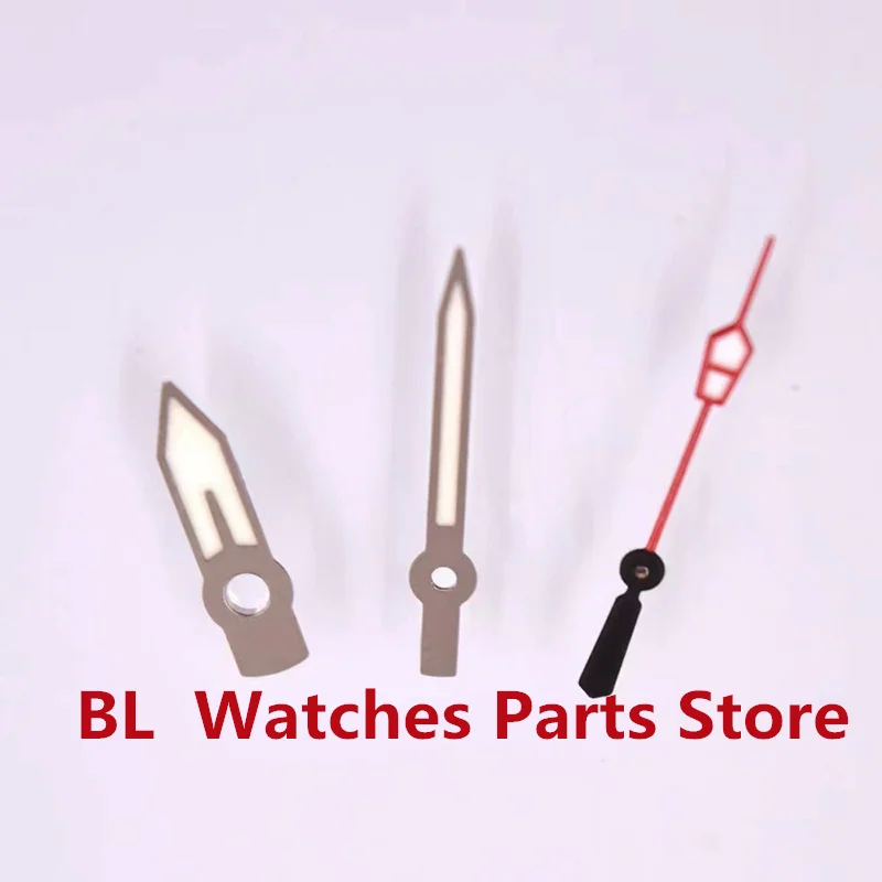 Bl Watchparts Green Silver Wathc Hands Luminous Pointer Fit Nh35 Nh35a