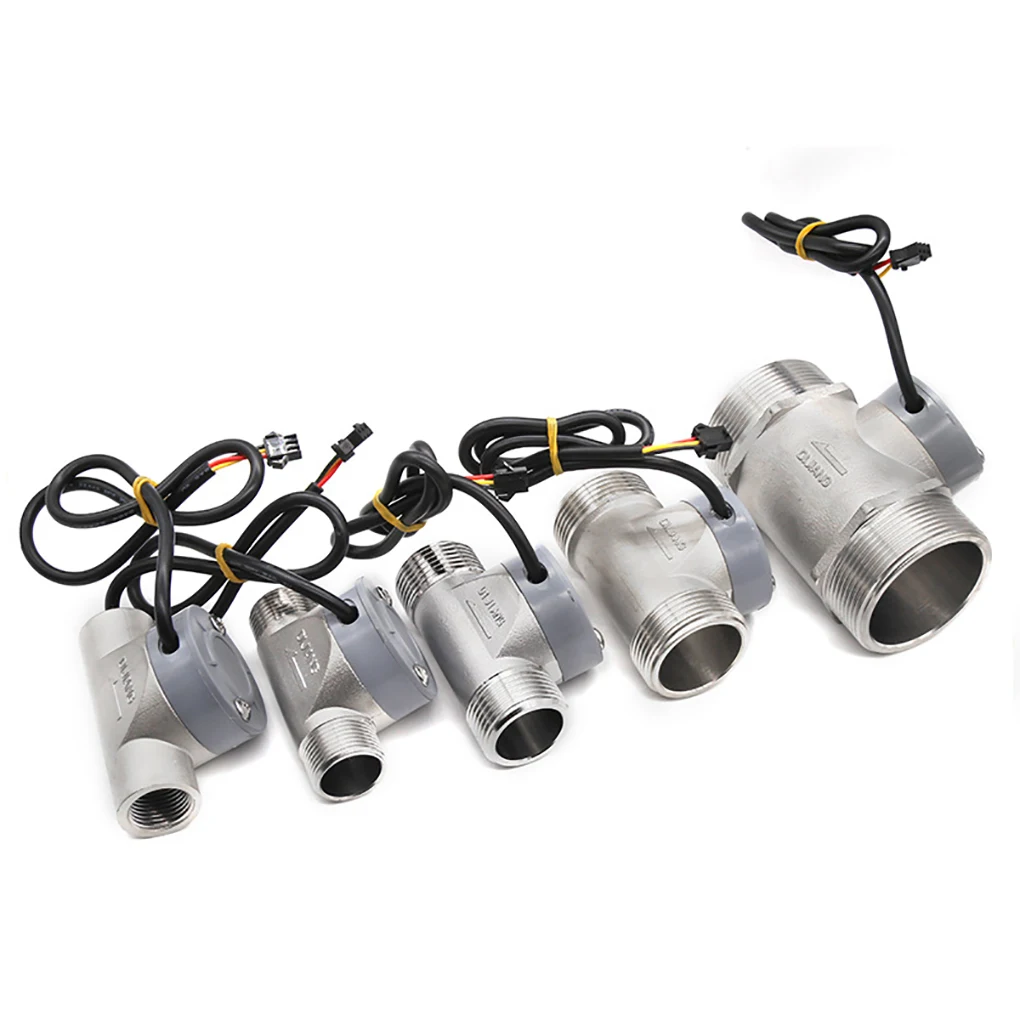 Stainless Steel Flow Sensor High Precision Water Flow Meter Liquid Flow Rate Swi