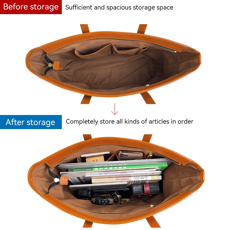 Retro Canvas Bag Handmade Genuine Leather Briefcase Travel Suitcase Tote Bags For Men Large Capacity Business Laptop Handbag