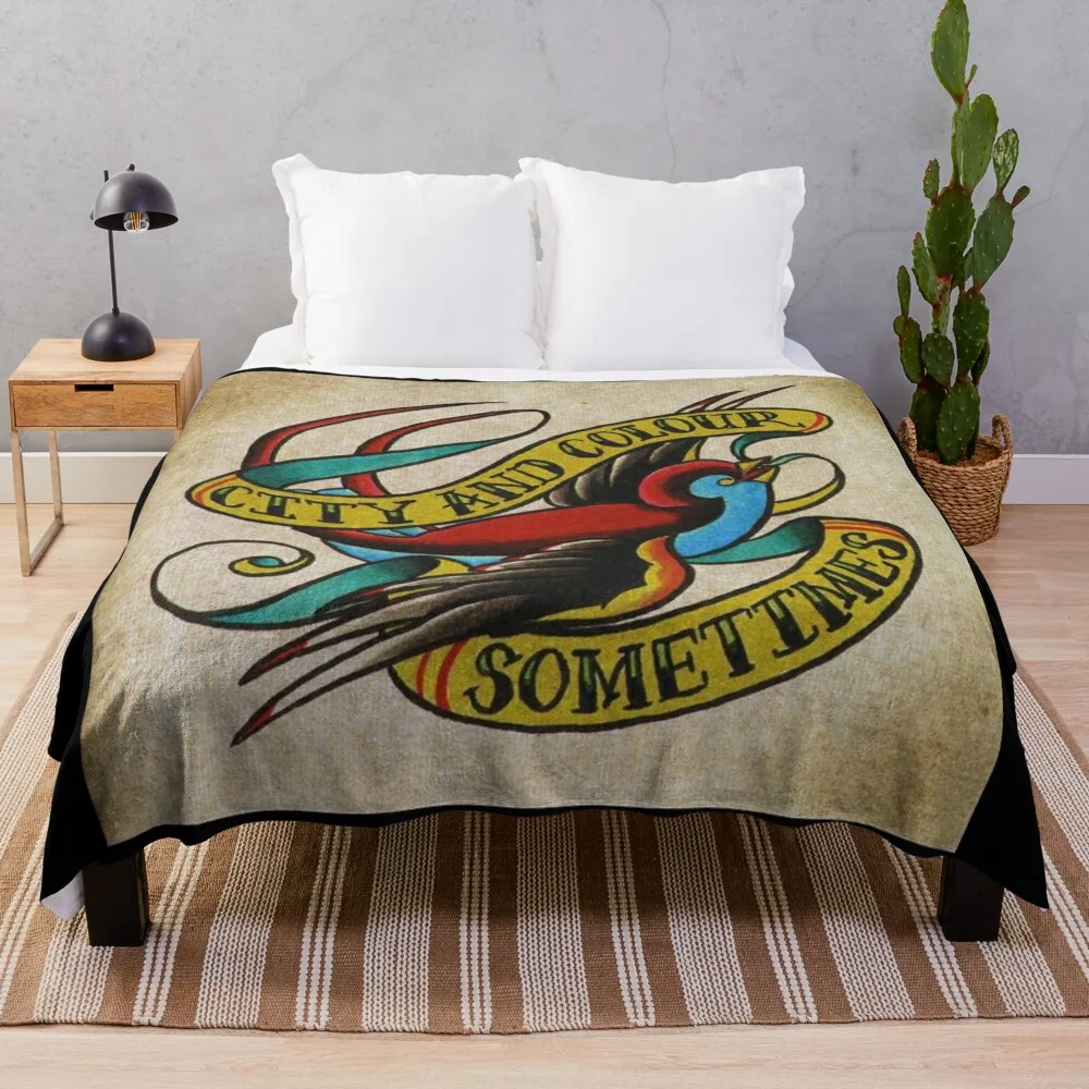 

City and Colour sometimes Throw Blanket anime Blanket Fluffy Multi-Purpose
