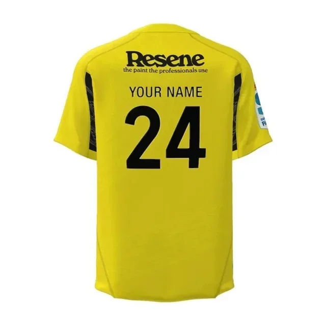 thumbnail image 1 of Pantalones cortos de la camiseta de Super Rugby de local/visitante de los Hurricanes 2024 - Talla para hombre: S-5XL (nombre y número impresos) Calidad superior, 1 of 5