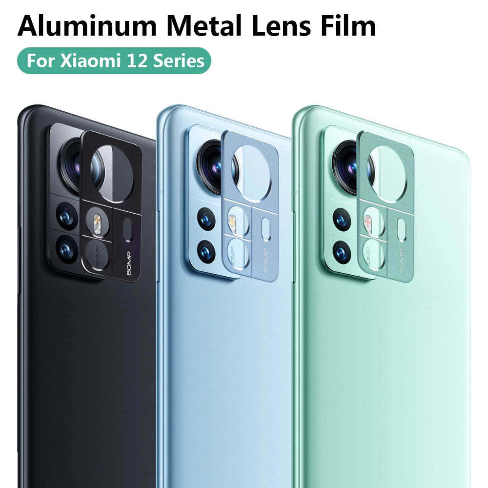 For Xiaomi Mi 12 Pro 12X Camera Protector Aluminum Metal Back Camera Lens Cover Case For Xiomi Mi 12Pro 12 X Lens Ring Film