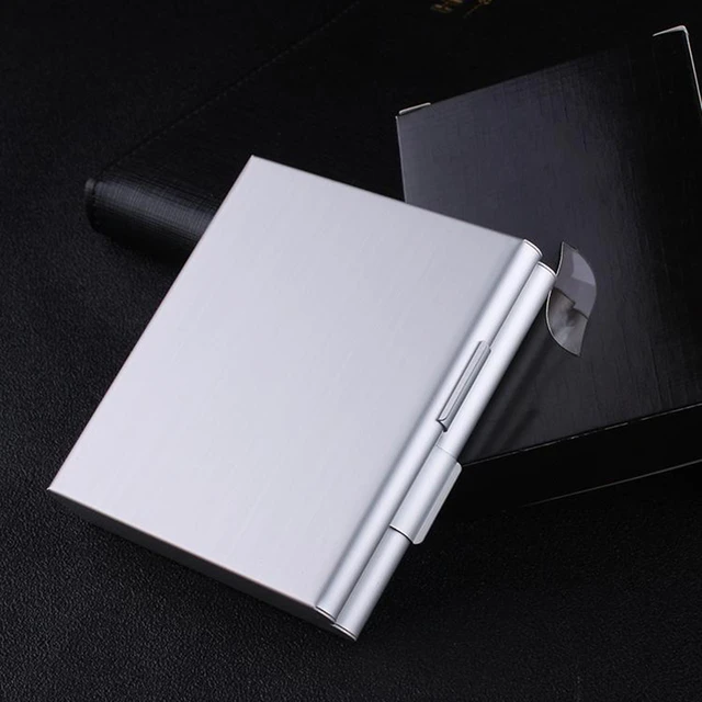 Cigarette Case Holder Metal Cigar Storage Box Pocket Antique Luxury Designer  E Vintage Container Aluminium Cover - AliExpress