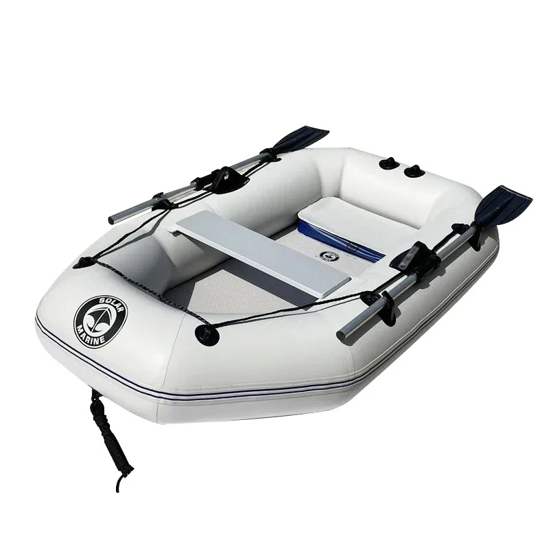 

SLM single-person PVC inflatable fishing boat 175CM inflatable canoe wear-resistant canoe with boat accessories for sale