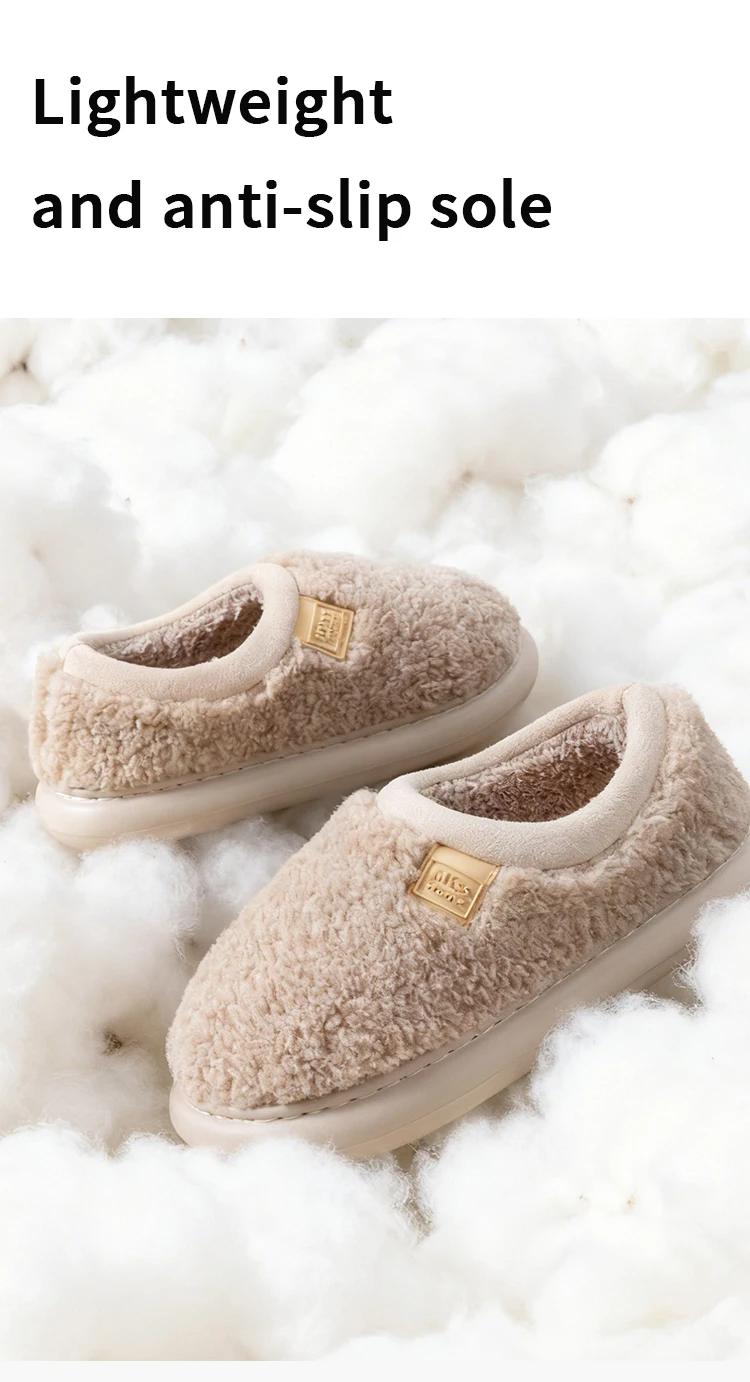 Cozy Fleece-Lined Slippers for Women