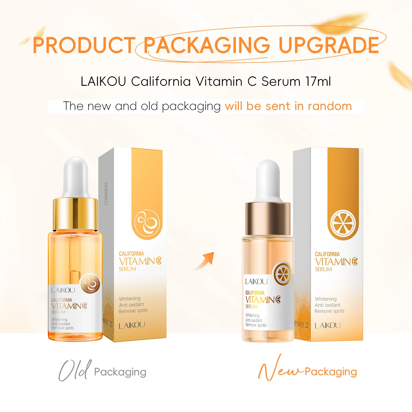 LAIKOU Vitamin C Essence 17ml Hydrating and Moisturizing VC Essence Cosmetics Brightening and Moisturizing