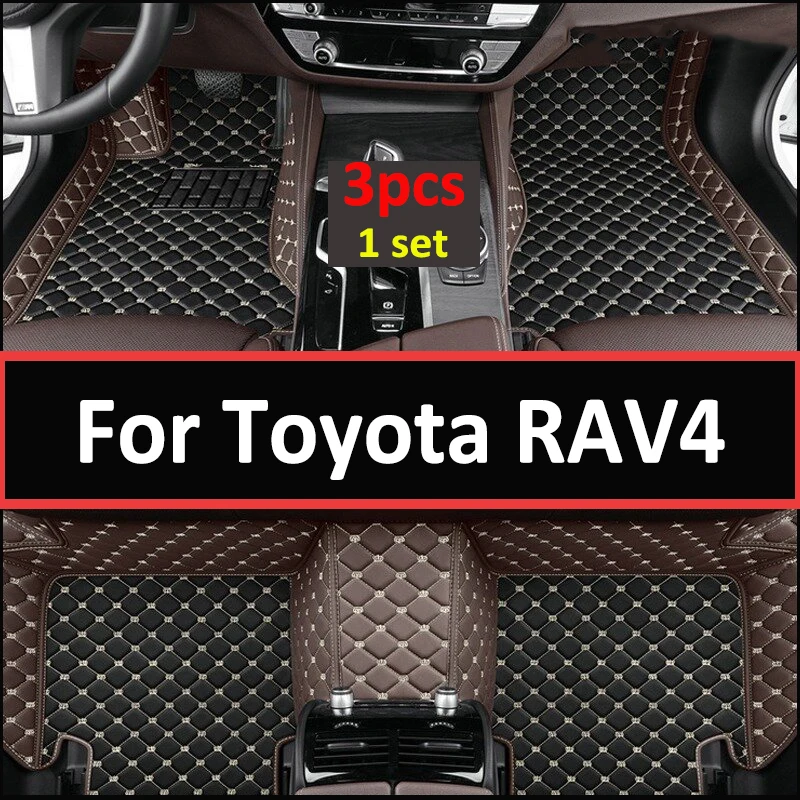 

Car Floor Mats For Toyota RAV4 Vanguard XA30 2006~2012 Carpet Auto Durable Rugs Luxury Leather Mat Anti Dirt Pad Car Accessories