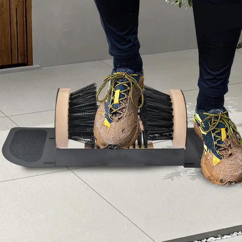 Shoes Boot Scraper Outdoor Shoes Boots Mud Cleaning Scraper Floor Mount Shoe Cleaner Brush For Entrance Hall Cafe 3