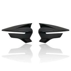 Sleek Black Mirror Cap for Car Side Rearview Mirror Cover Accessories (ABS Black)
