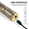 Electric Hair Clippers Barber Clippers Digital USB Chargingfor Men (Skull) 5