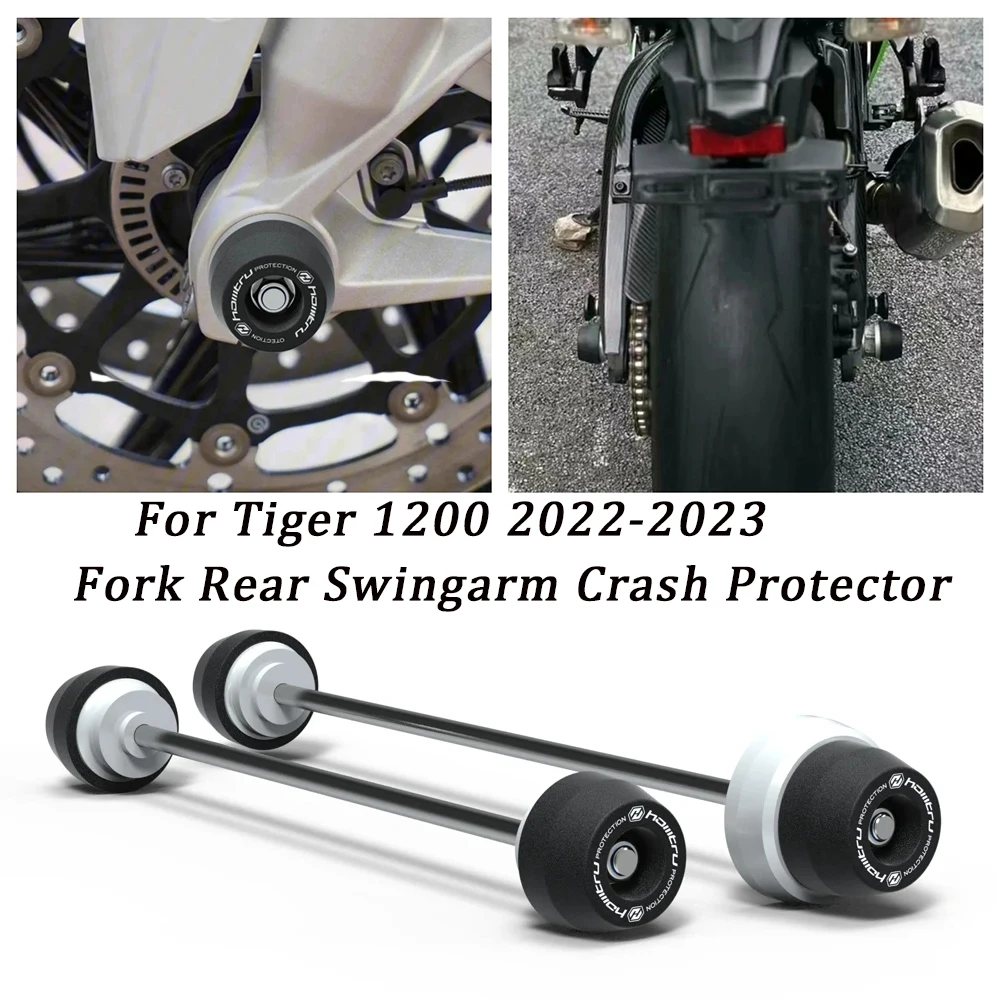 Per Triumph Tiger 1200 Gt Pro Explorer / Tiger 1200 Rally Pro Explorer 2022-2023 Moto Forcella Posteriore Swingarm Crash Protector
