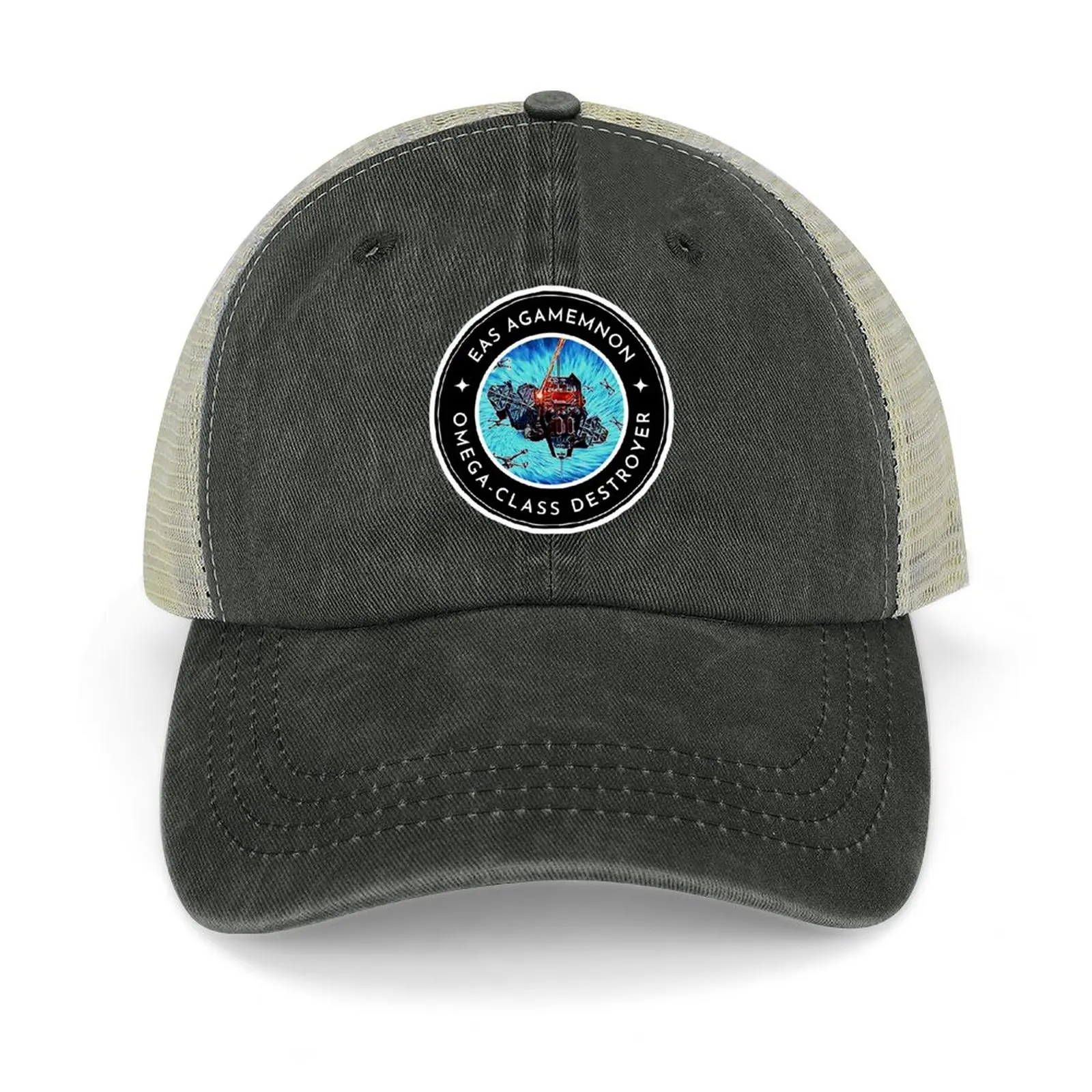 

EAS Agamemnon - Omega-Class Destroyer - White - Sci-Fi B5 Cowboy Hat birthday tea Hat Hat Baseball Cap Women's 2024 Men's