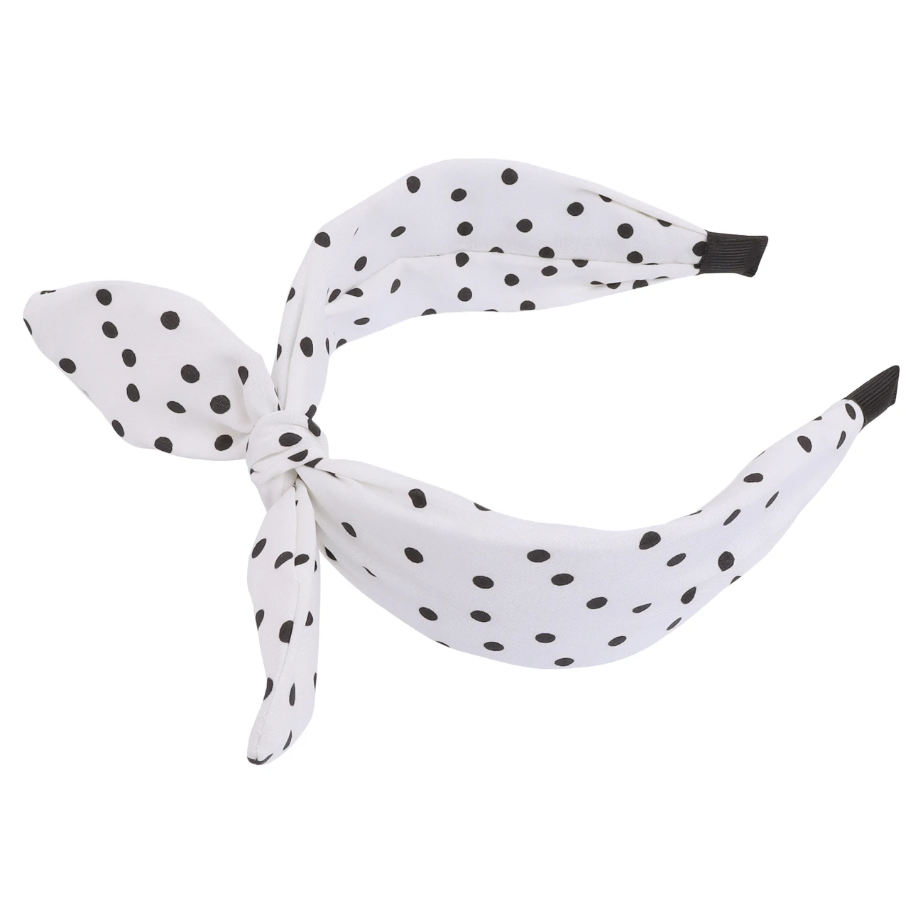 Vintage Polka Dot Bow Headband for Women - Cute and Versatile Daily Wear Hair Accessory