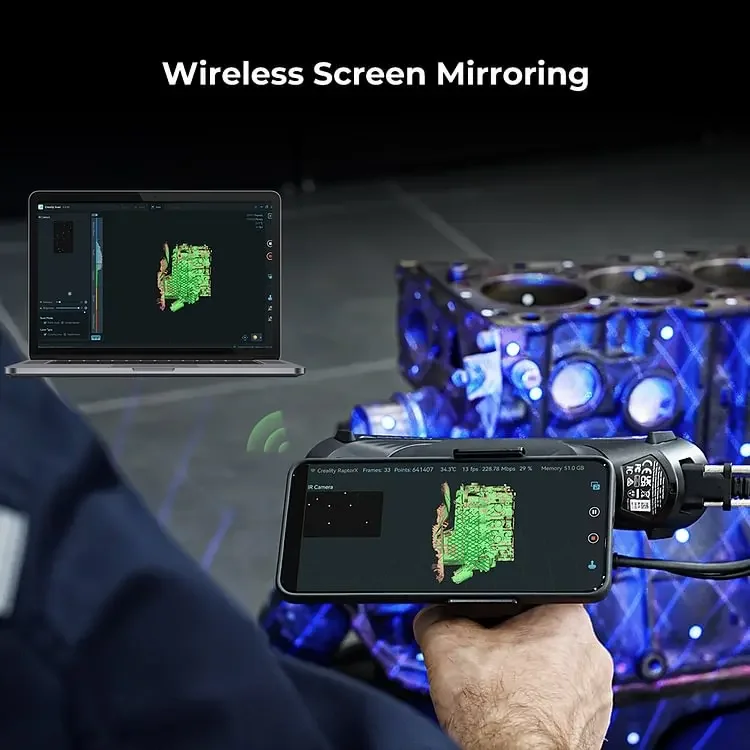 Creality Scan Bridge Portability in 3D Scanning Handheld Wireless