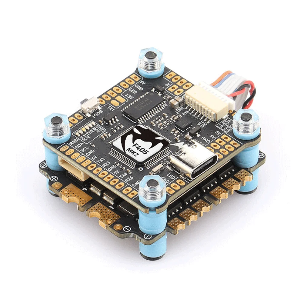 DIATONE MAMBA F405 MK2 V2 (ICM42688P) Flight Controller W/ F55 BLS F65 BLS 4in1 ESC Dshot 300/600 3-6S for RC FPV Racing Drone thumbnail 6