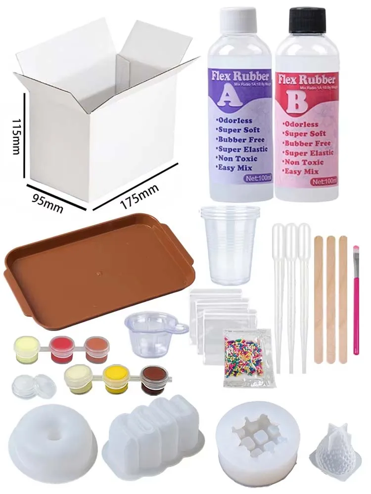 100ML Taba Squishy Crafting Kit - DIY Rubber Squishies for Sensory Play and Fidget Fun