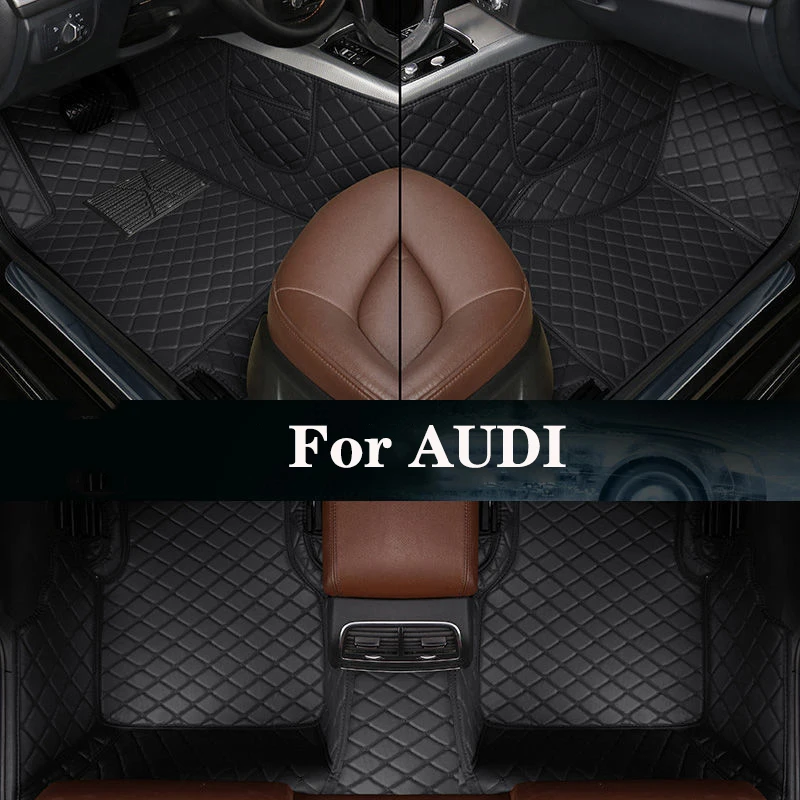 

Новая Боковая Сумка для хранения с индивидуальным кожаным автомобильным напольным ковриком для AUDI S1(2 двери) S3 (трансформер) S5(8T 4 двери/кабриолета) автозапчасти