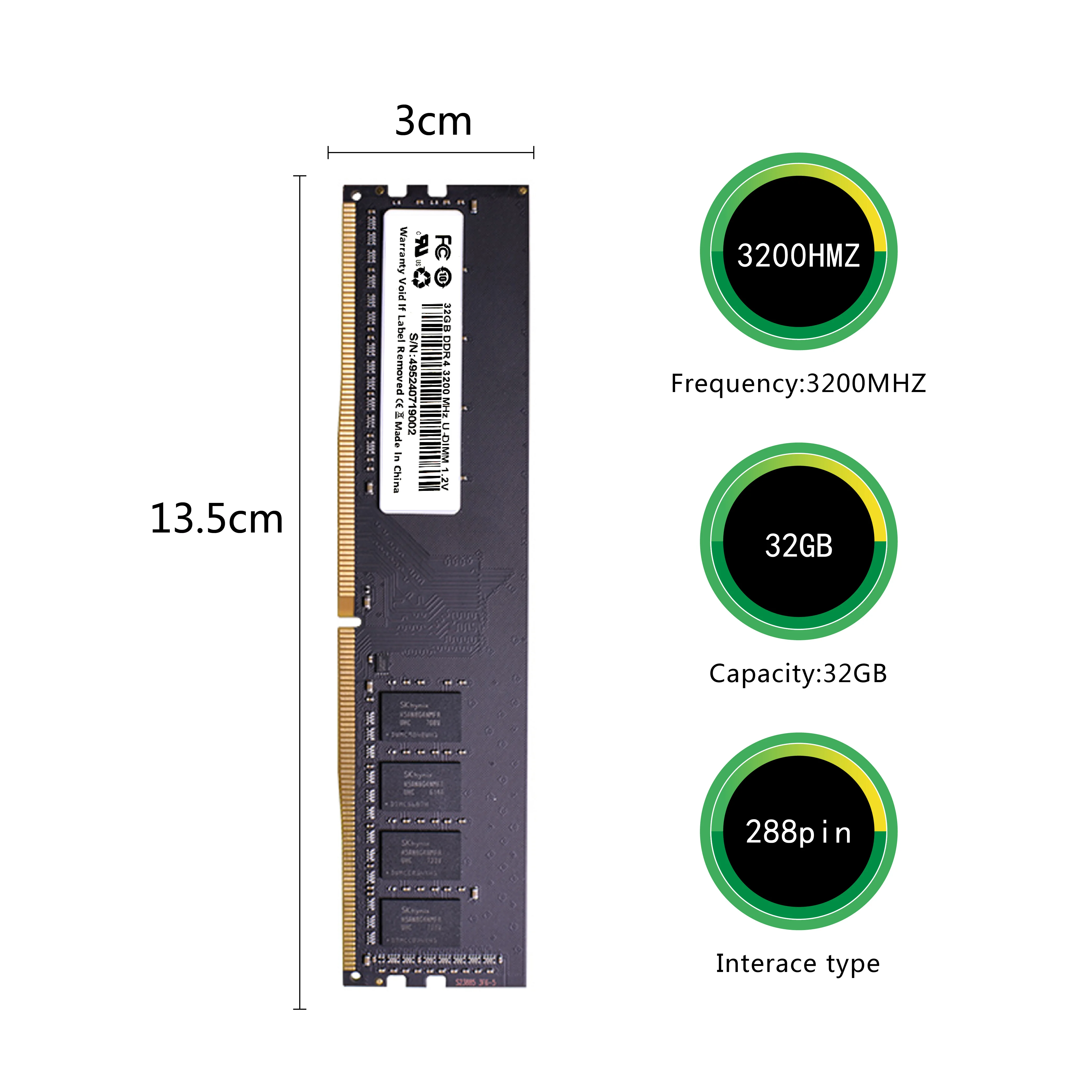 desktop ram memory desktop memory 2-5PCS DDR4 8GB 16GB 32GB 2666 3200 MHz Desktop Universal Memory Ram