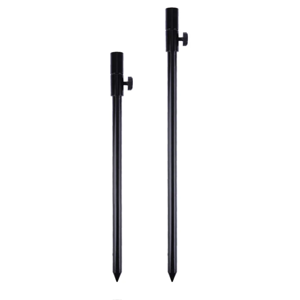 Support Canne Pêche Carp Fishing - Bâton de Rive Réglable Aluminium Noir - Rod Pod Professionnel - Matériel Pêche
