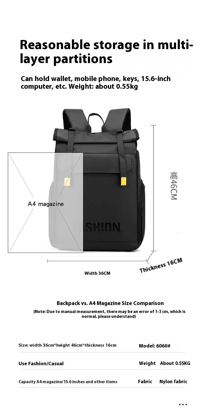 Trendy Unisex Backpack for Casual Use and Traveling