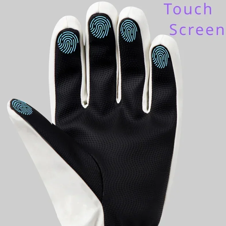 Winter Windproof Ski Gloves Men Women of Touch-Screen Fleece Non-slip Snowboard Snowmobile Cycling Skiing Gloves 3
