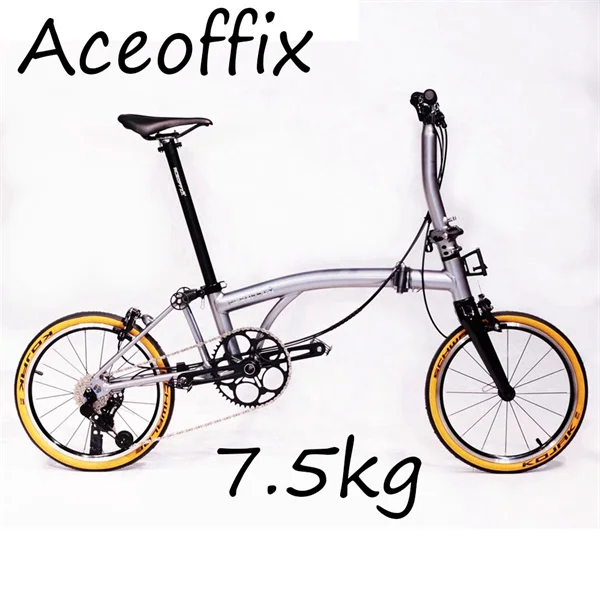 Liteproバイクダブルローラー後輪交換ブロンプトン用フェンダー