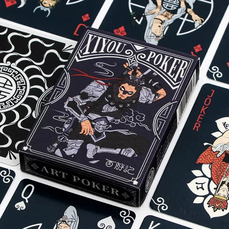 Chinese Four Famous Novels Journey to the West Playing Cards Plastic Box Sun Wukong Collection Poker Set