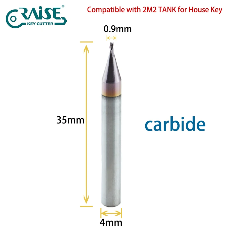 2M2 Tank Milling Cutter and Probe Compatible with 2M2 Tank Automatic Key Cutting Machine Locksmith Tools