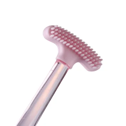 Wholesale Hot-Selling Soft Silicone To Clean The Surface Oral Cleaning Brush Tongue Scraper Cleaner