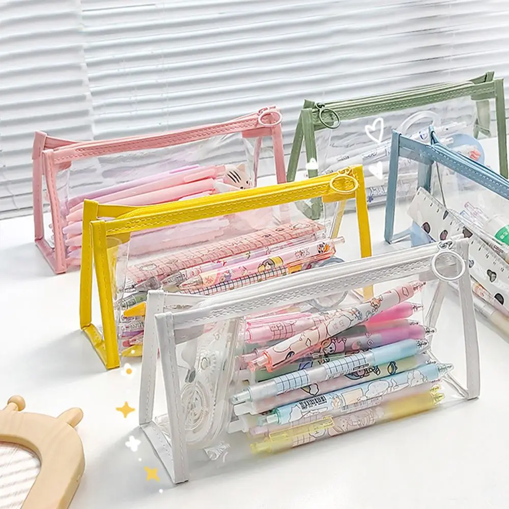 

Comestics Bag Large Capacity School Supplies Student Stationery Pencil Bag Pencil Cases Desktop Storage Bags Pencil Pouch