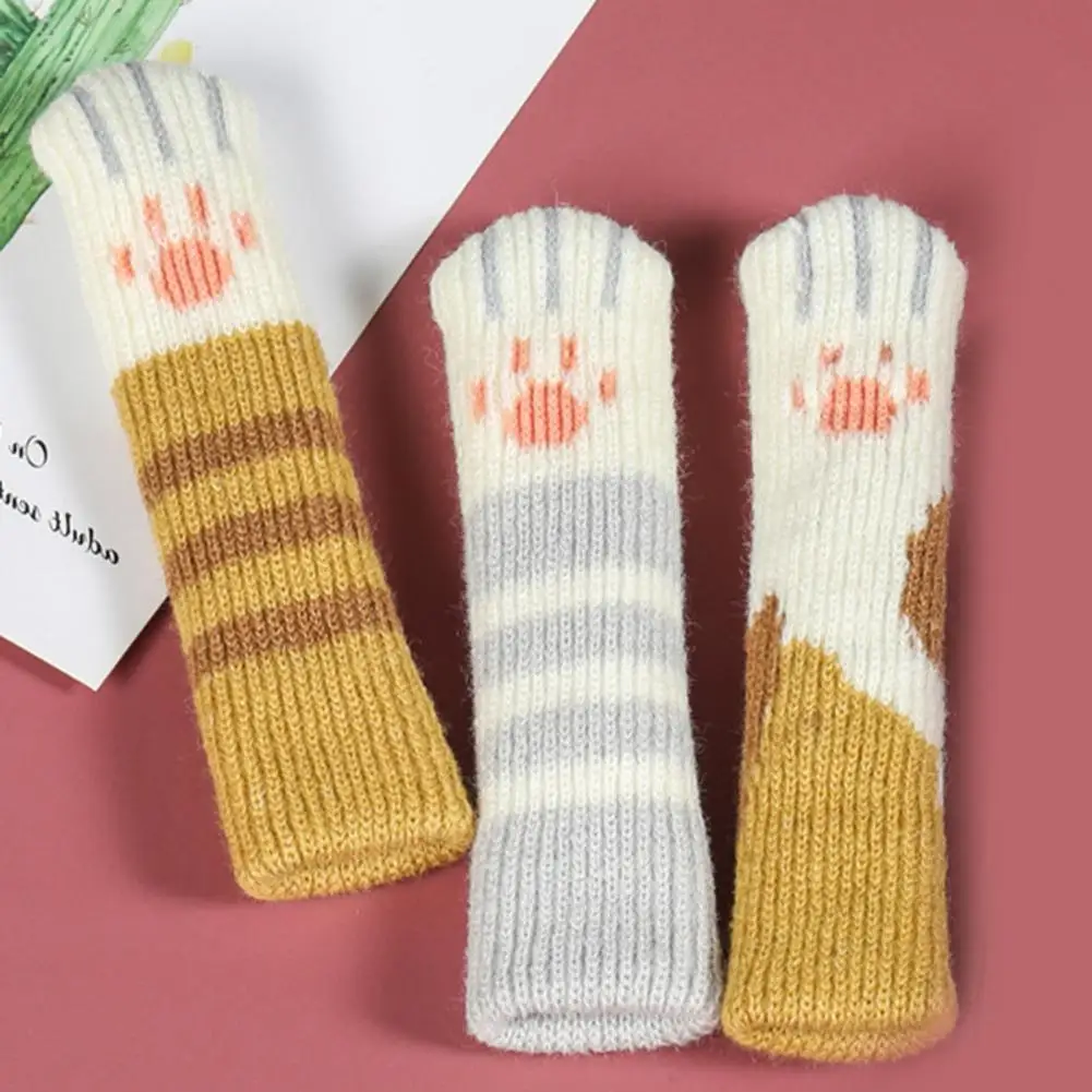 2Pcs Door Handle Anti-Collision Protective Sleeves Cat Claw Design Universal Anti-scratch Simple Installation Door Handle Covers
