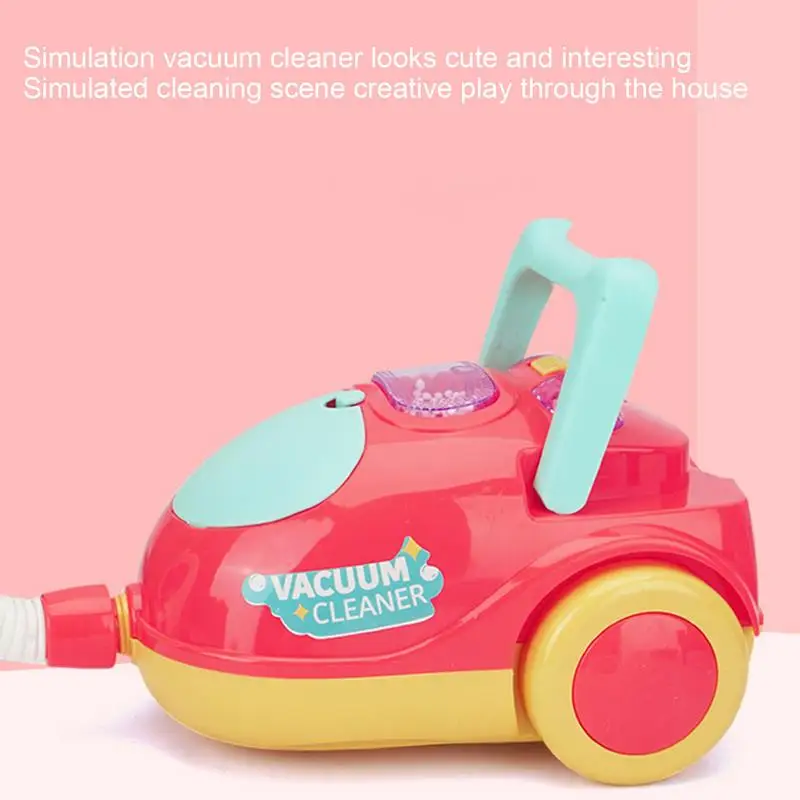 Children's Electric Mini Vacuum Cleaner With Real Working Function USB Charging Kids Educational Toys birthday gift