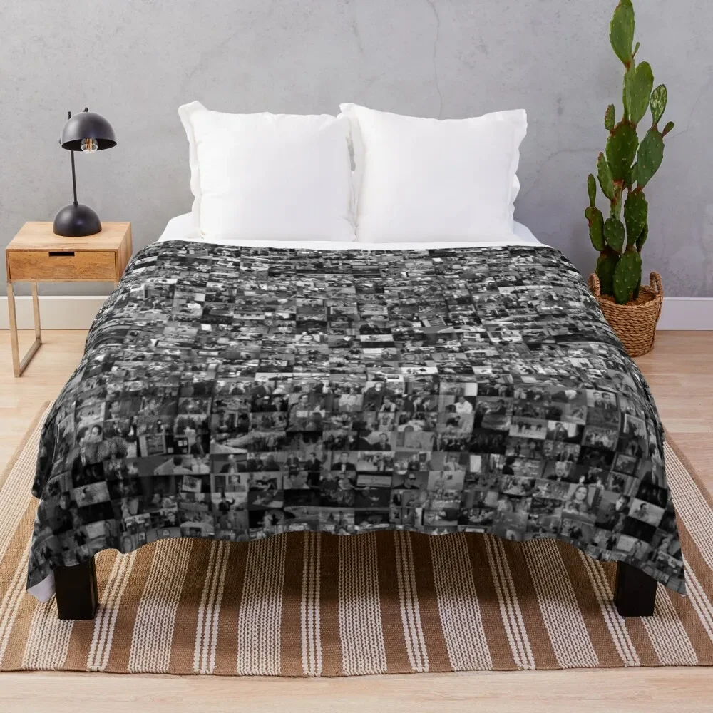 

Every Episode of The Office Throw Blanket Loose Decorative Sofas Single Blankets