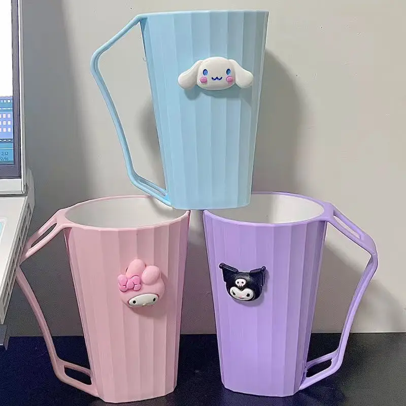 

Kawaii Cinnamoroll Mouthwash Cup Sanrio My Melody Anime Fall Prevention High Appearance Cute Cartoon Toothbrush Cup Student Gift
