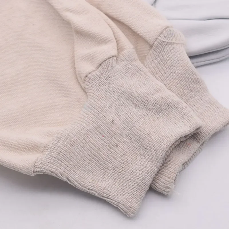 European Style Bee Gloves Canvas Sheepskin Beekeeping Equipment Beekeeping Tools Gloves with Long Sleeves