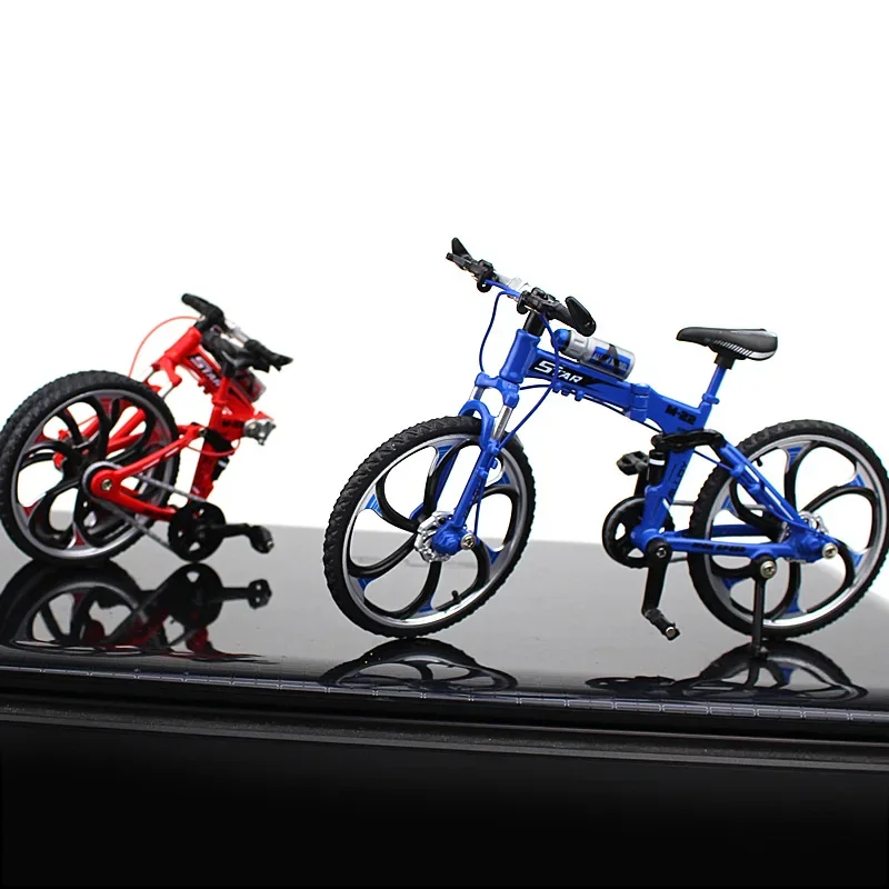 1:10 Legering Fiets Model Diecast Metalen Vinger Mountainbike Racing Speelgoed Bocht Road Simulatie Collectie Speelgoed Voor Kinderen