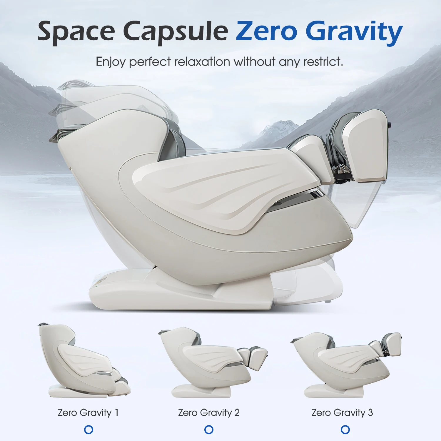 2 Year USA Local Delivery Warranty 4D SL Airbag Zero Gravity full body Massage Chair Home 3D Foot Roller Shiatsu Office Chair 6