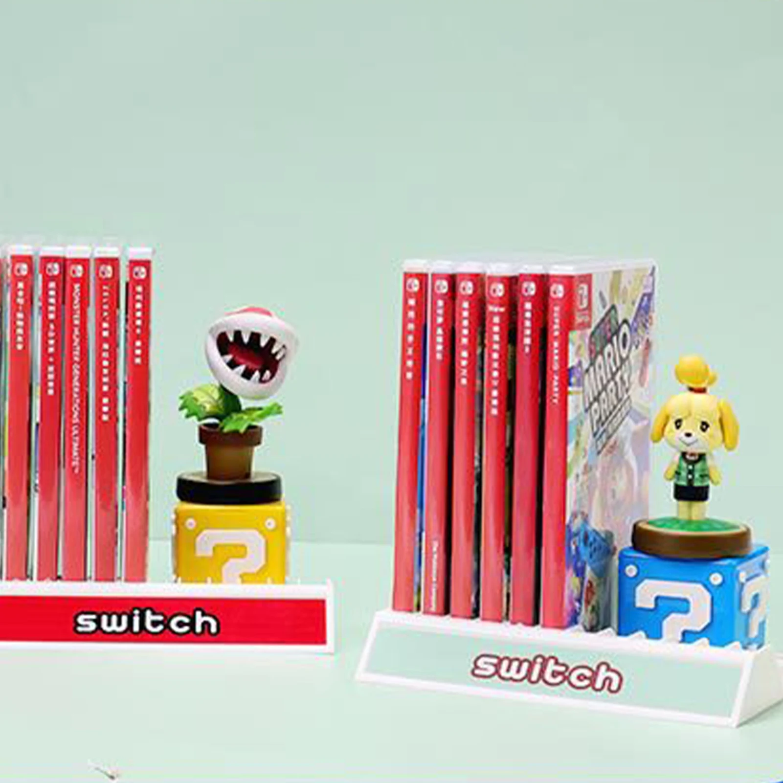 

1Pcs Displaying Game Card Case Holders 12 SlotsDisks Box Storage Stand For Nintendo /Switch ABS Dish Organizer