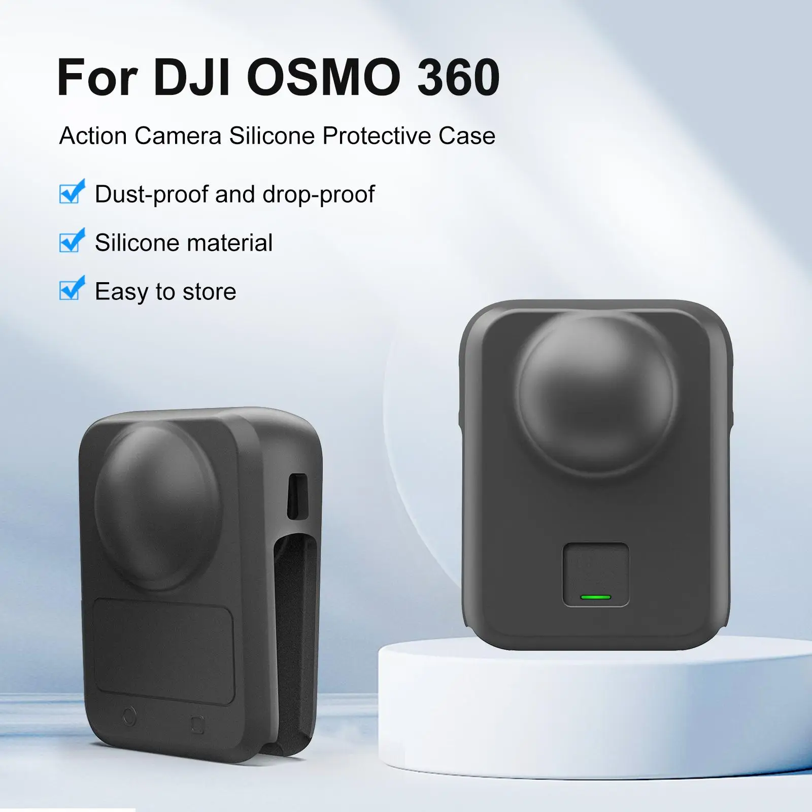 For DJI Osmo 360 PULUZ Camera All-in-one Body Lens Silicone Cover DJI Camera Accessories