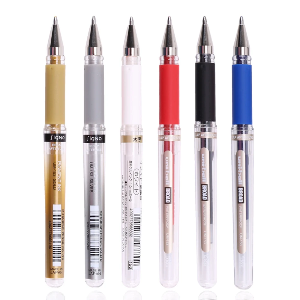 Uni-ball Signo Gel Impact Stifte – 1,0 Mm, 10 Stück, Verschiedene Farben