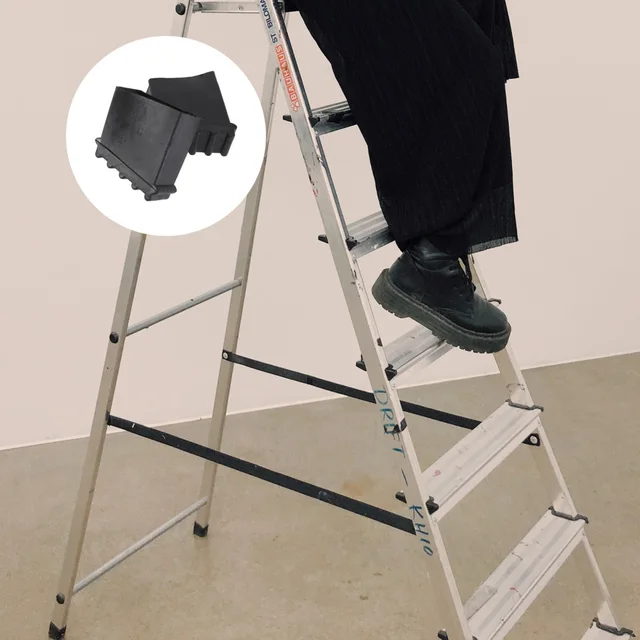 4 Piedini Antiscivolo Per Scale - In Gomma, Universali, Per Scale Telescopiche E A Libretto - Foto 9