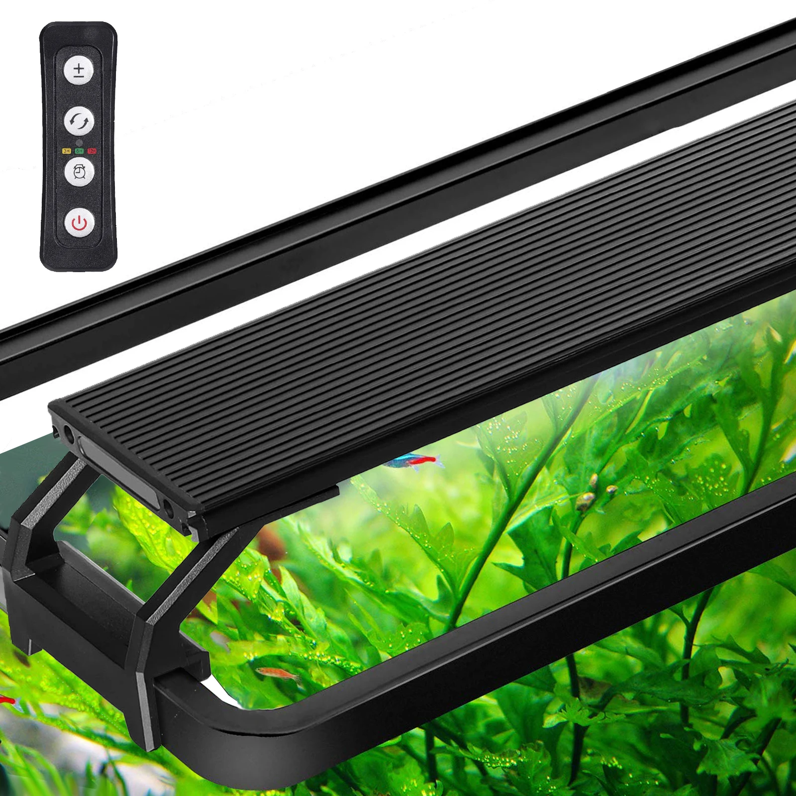 Full Spectrum Planted Aquarium LED Lighting 20 63cm 110V 240V External
