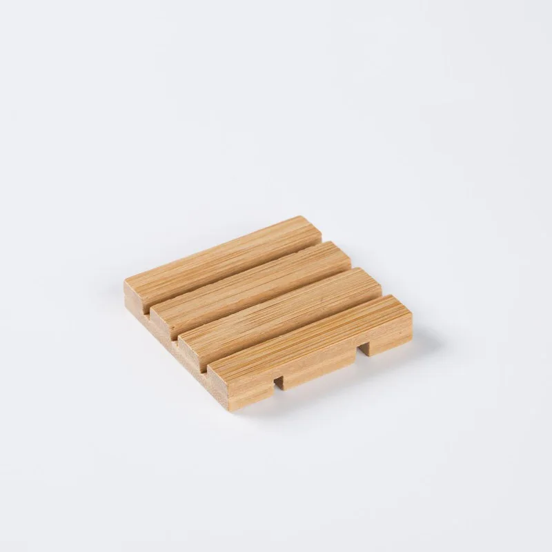 Creative bamboo soap box Simple wooden soap dish Essential oil rack Drain holder Soap Holder Shower Soap Tray Soap Dish Rack