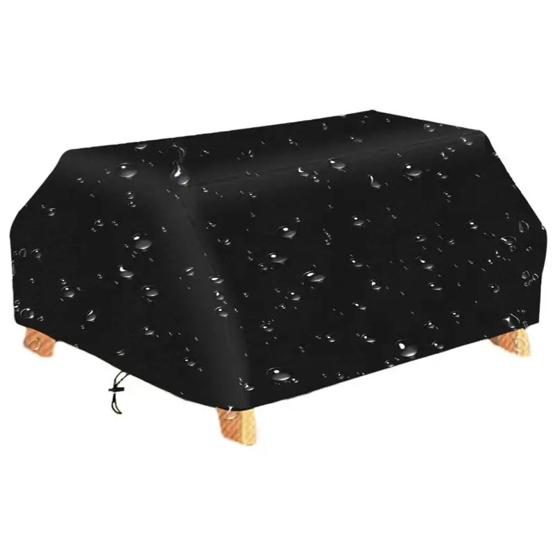 

Covers For Outdoor Furniture Patio Furniture Covers Waterproof Dust-Proof Binding Good Protection Sealing Handcraft Tear
