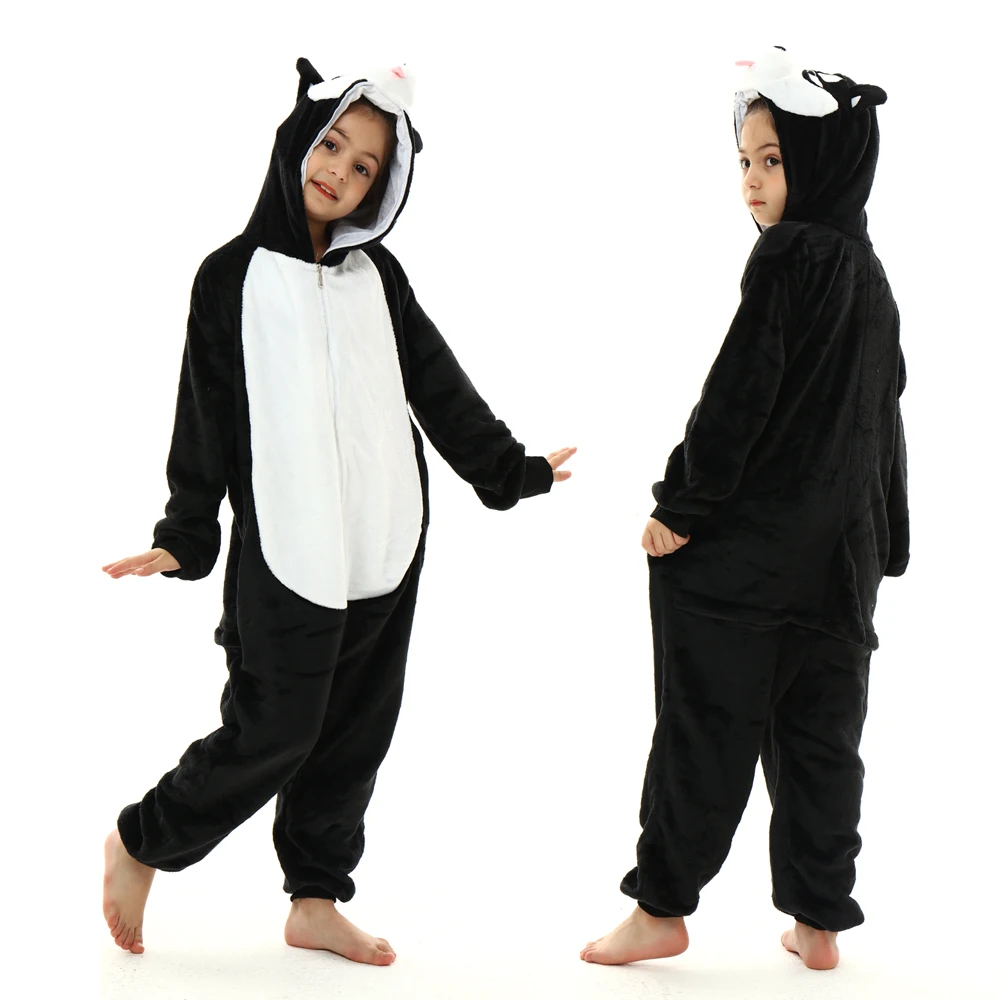 Kids Dinosaur Onesie Pajama Baby Girls Boys Animal Overalls Jumpsuit Cartoon Cosplay Costume Sleepwear