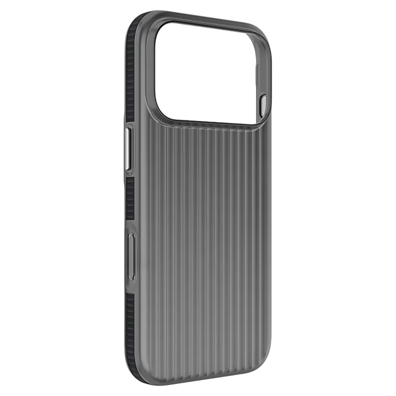 Luxury Grating Magsafe PC Back Phone Case with Skin-Friendly Feel and Wireless Charging Compatibility